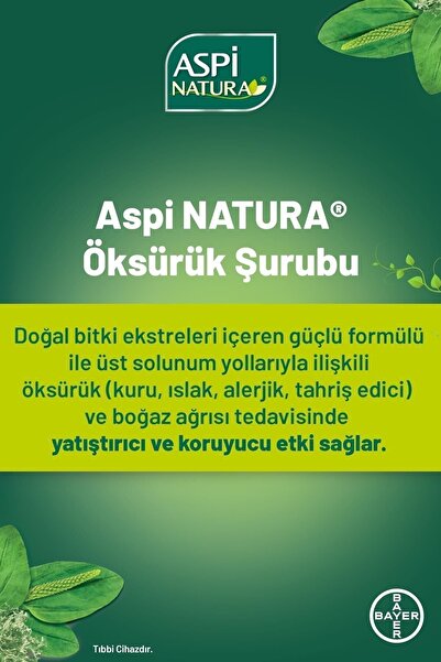 Aspinatura Aspi Natura Şurubu 120 Ml