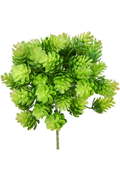 Herdekora Yapay Kaktüs Sukulent Kızıl Yeşil 20 Cm