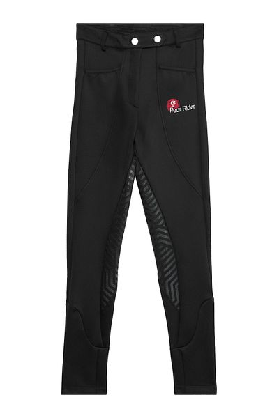 PEUR RIDER SHOP Black Color Girl's Riding Trousers