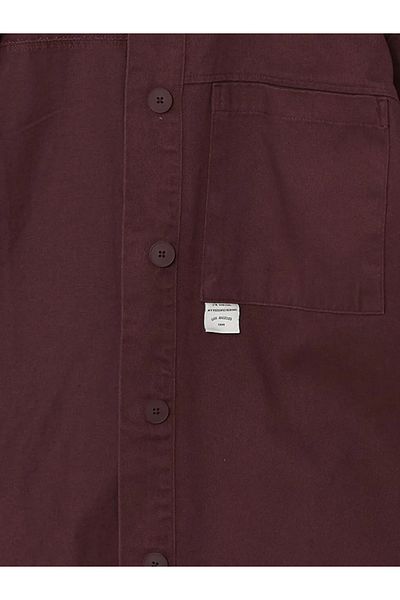 LC Waikiki Lcw Modest - Claret Red Oversize Women's Shirt Jacket