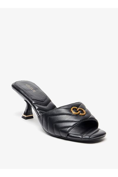 Celeste Women's slip-on sandals wide heels