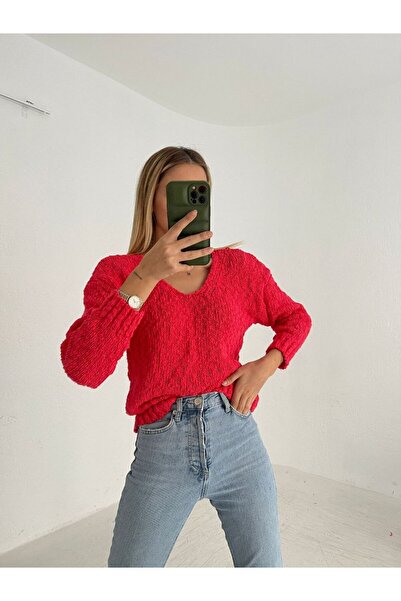 SHUGAA KADIN V YAKA MERSERİZE TRİKO