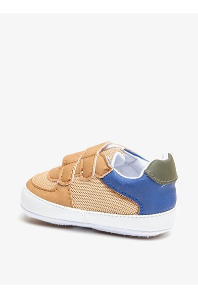 Barefeet Colourblock Booties with Hook and Loop Closure