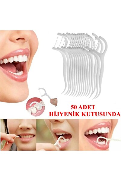LOVYCO Diş ipi 50 Adet Kürdanlı Diş Ipi Dental Floss