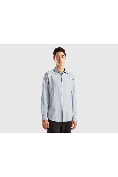 United Colors of Benetton Ανδρικό πουκάμισο Oxford 5XODUQ02K