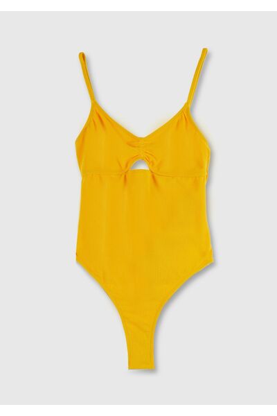 United Colors of Benetton Γυναικείο μαγιό Yellow Sponge