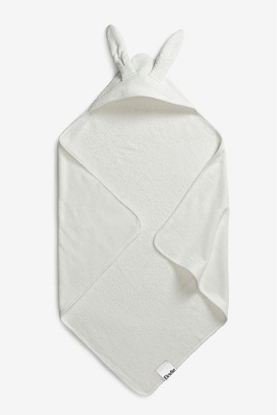 Alpar Tekstil 100% Cotton Soft Girl-Boy Bath Set - Newborn/Baby Swaddle Towel, Rabbit with Ears/Ecru