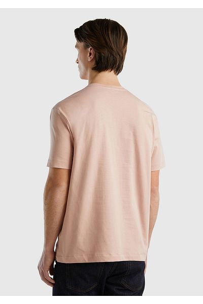 United Colors of Benetton Ανδρικό T-Shirt από οργανικό βαμβάκι με στάμπα σε σκόνη
