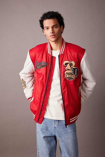 DeFacto College Collar Zippered Lightweight Bomber Jacket - Water Repellent, Double Pocket, Seasonal Y5984Az23Au
