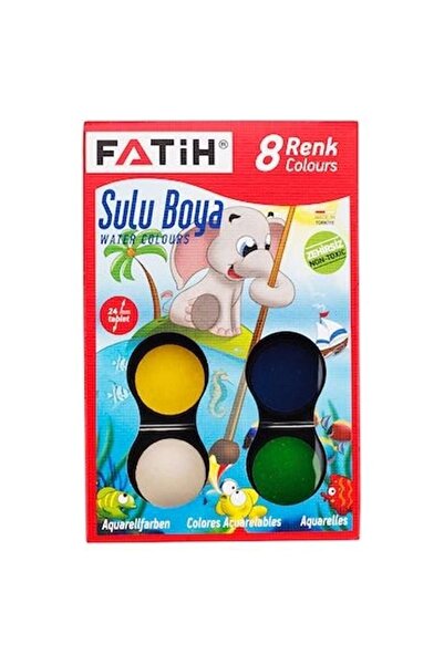Fatih Sulu Boya 8 Renk 24 ml S-8