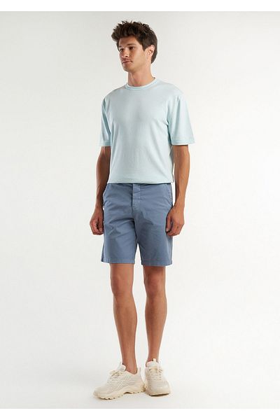 United Colors of Benetton Men's Gray Chino Bermuda Pants