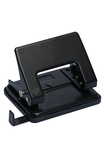 Mas Black Stapler and Hole Punch Set (20 Sheet Capacity - Staple Wire Gift)