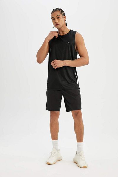 DeFacto Slim Fit εμπριμέ λαιμόκοψη Saran Robbery A1736ax23sm