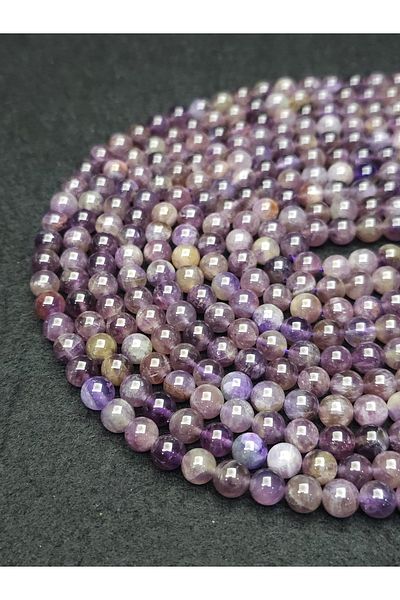 Yüksel Boncuk 8 mm Amethyst Natural Stone String