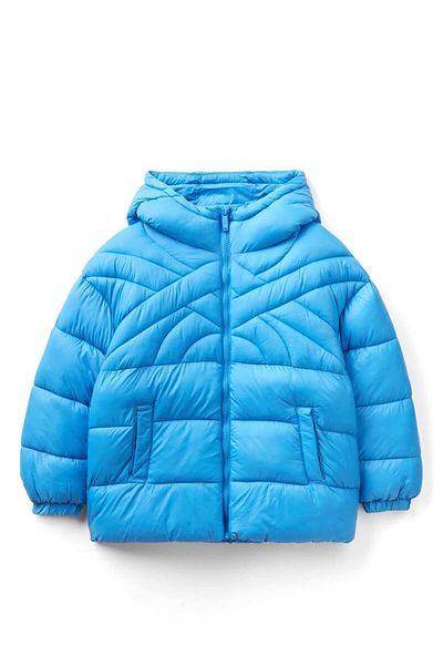United Colors of Benetton Palton unisex cu glugă pentru copii 2VBSCN03L