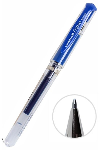 UNİ-BALL Um-153 Signo Broad Mavi Roller Kalem 1,0 Mm Uniball Um-153 3'lü Set