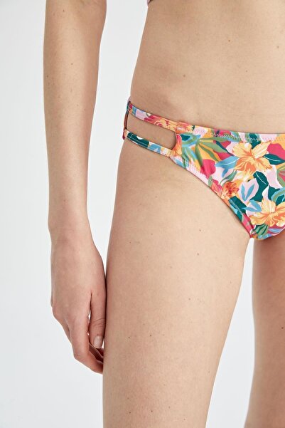 DeFacto Be in Love Regular Fit με λουλουδένιο πάτο μπικίνι - W9366az22sm