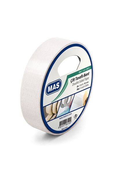 Mas Double Sided Paper Tape 45mm X 25 Meters 2615