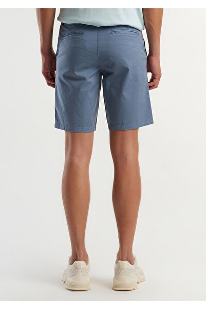 United Colors of Benetton Men's Gray Chino Bermuda Pants