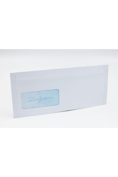Zarfsan Φάκελος Diplomat με παράθυρο 10,5x24 cm 110 gr 1 ζύμη 500 τεμάχια