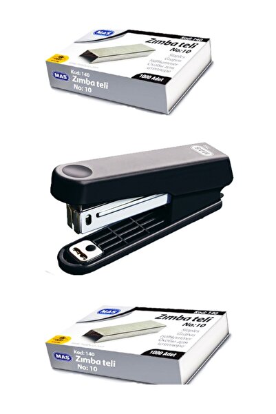 Mas Zımba Makinesi Ve 2000 Tane Tel Ofis A Zımba Makinesi Tel Bükmez Paslanma...