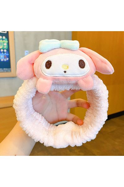 Meyra Accessories Sanrio Kawaii My Melody Figured Hair Bandana Beautiful Stylish Large Figured Bandana Gift