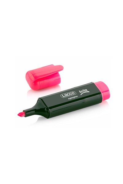 Lacco BRITE 210 Highlighter - Pink 10-PIECE BOX