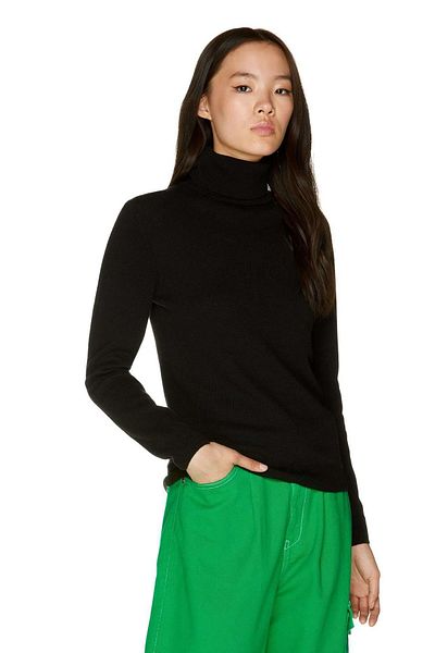 United Colors of Benetton Γυναικείο πουλόβερ Merino με ψηλό λαιμό - 311931002D2348