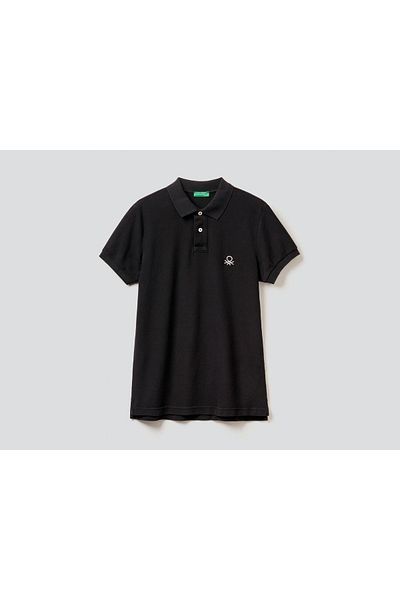 United Colors of Benetton Μπλουζάκι πόλο με κοντό μανίκι Benetton Slim Fit