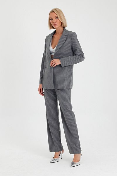 MADAME MELEK Striped Suit Set