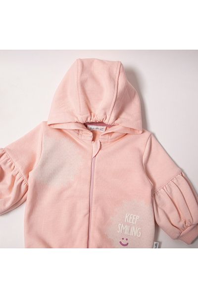 Bebetto 2-Piece Hooded Cardigan Set - Rope K4500 (Rain of Smiles)