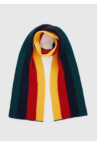 United Colors of Benetton Дебел раиран шал за момче с цветна смесица