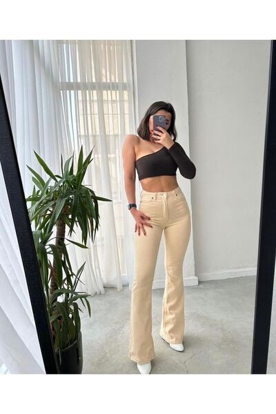 Denim By Poema Ispanyol Paça Jean Pantolon