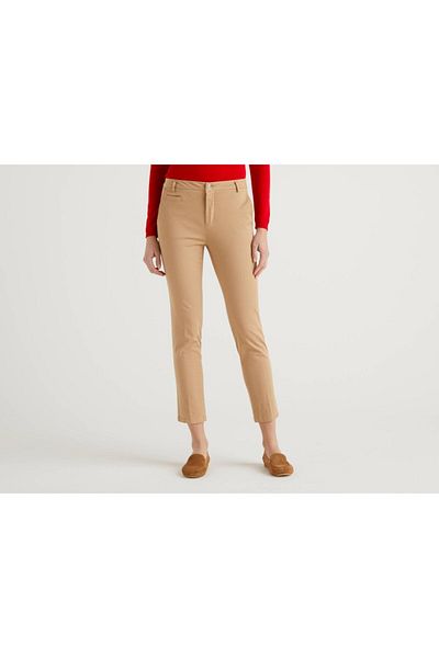United Colors of Benetton Benetton Elastane Chino Pants - Basic Model