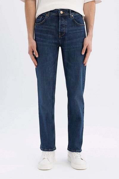 DeFacto X Wiser Wash Sergio Regular Fit Regular Fit Κανονική εφαρμογή κανονική γραμμή μέσης τζιν παντελόνι Y9632az23sp
