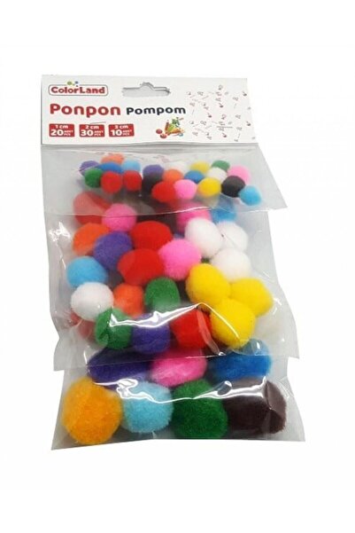 Colorland Pon Pon Karışık 60lı Pon01