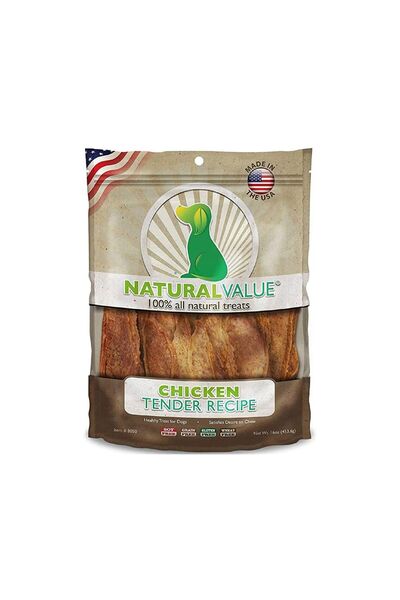 Loving Pets شرائح دجاج ذات قيمة طبيعية، 1 رطل