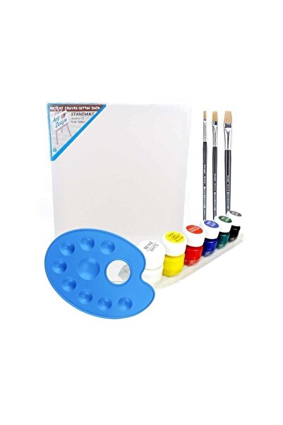 Elif İş Eğitim Resim Tuvalli Boyama Başlangıç Seti 25x35 Cm Tv.s