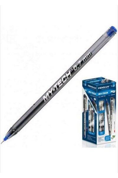 Pensan My-tech Ballpoint Pen 25 Pieces Blue 0,7 Mm (1 Pack of 25 Pieces)