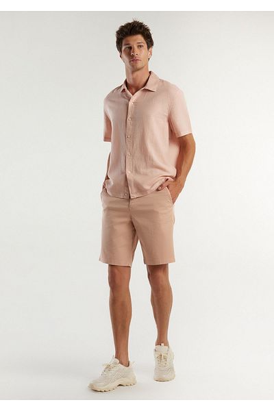 United Colors of Benetton Ανδρικό Chino Bermuda Powder Color