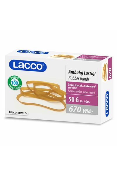 Lacco 670 Wide Packaging Packing Rubber 50 gr
