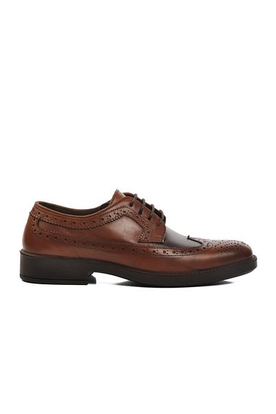 AYAKMOD Esse 3912 - Tan Leather, Orthopedic Ανδρικά Κλασικά Παπούτσια