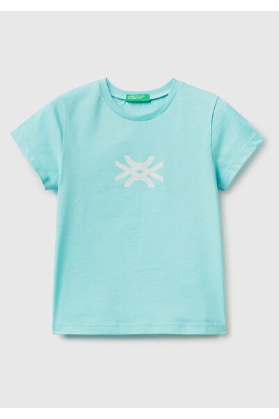 United Colors of Benetton Devojčina voda zelena T-shirt