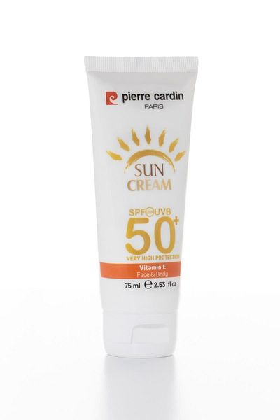 Pierre Cardin كريم الحماية من الشمس 50+ SPF حماية عالية جدًا - 75 مل