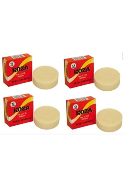 Koza Natural Sulfur Herbal Hair and Skin Soap 100gr X 4 Pieces