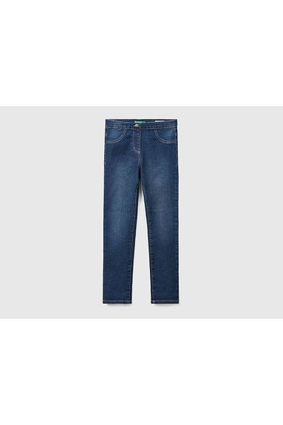 United Colors of Benetton Girl - Mix Eco-recycle Stretch Jean Trousers