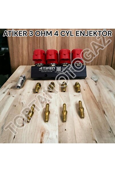 ATİKER Atiker Enjektör - 4 Silindir - 3 Ohm - Yeni Üretin Tarihli