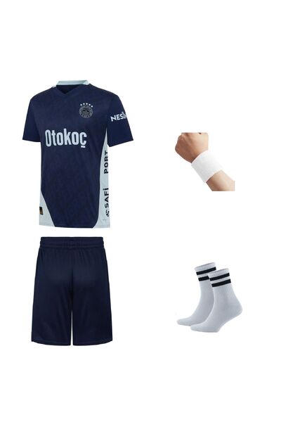 ZİLONG Fênerbâhçe'ê Koyu Forması Lacivert 24/25 Yeni Sezon Çocuk 4'lü Set