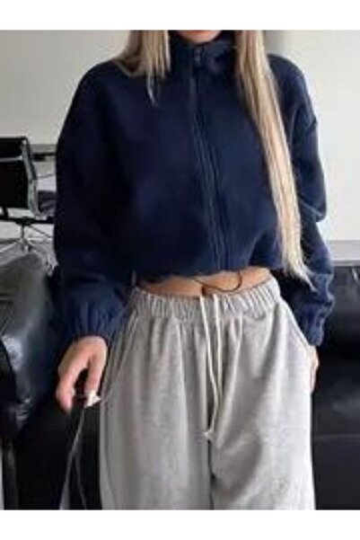 MOONBULL Γυναικείο Fleece - Μέση με ελαστική λεπτομέρεια και φερμουάρ