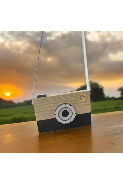 Nostaljik Lezzetler Waldorf Toy - Wooden Gift Camera